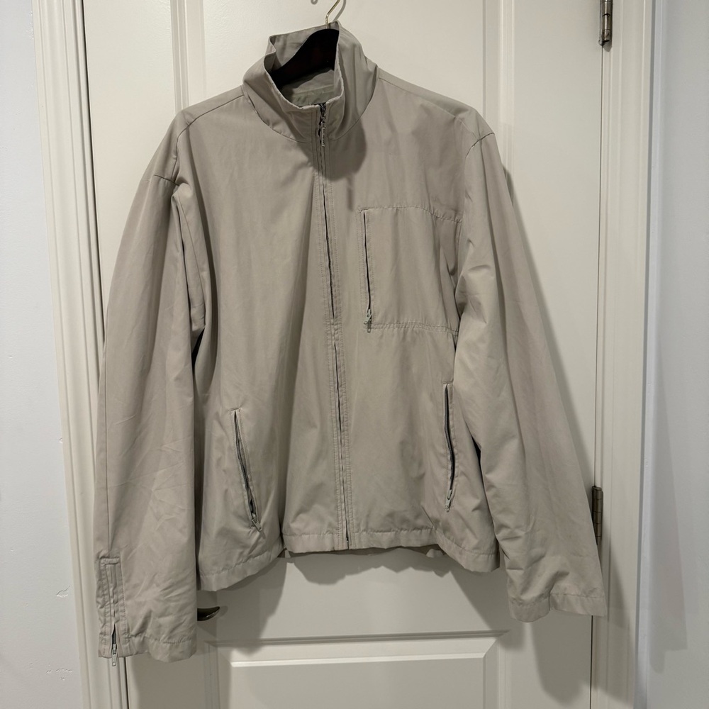 Vintage Calvin Klein Jeans beige tech jacket